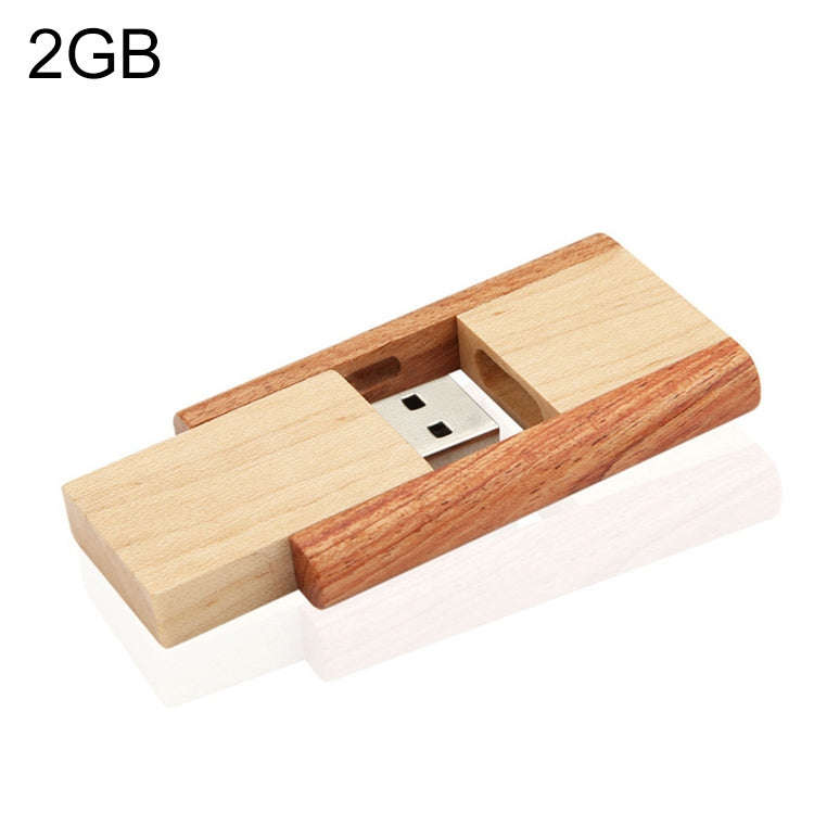 2 GB Wood Material USB Flash Disk
