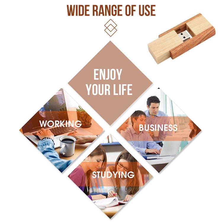 2 GB Wood Material USB Flash Disk