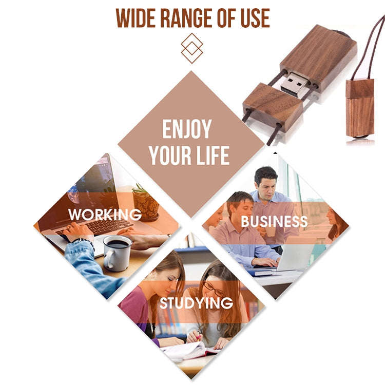 4 GB Wood Material Series USB Flash Disk