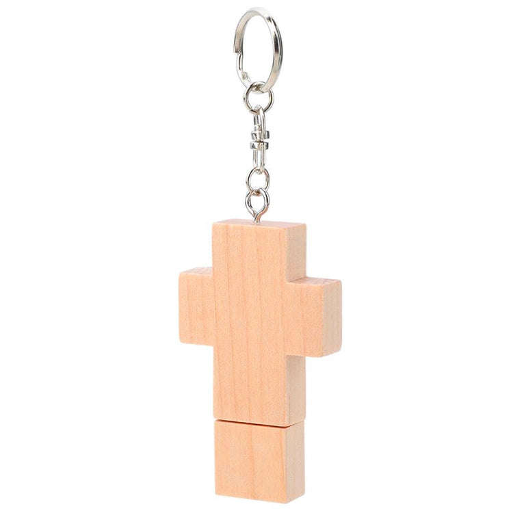 4 GB Wood Cross Style USB Flash Disk