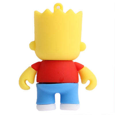 The Simpsons Bart  Shape Silicone USB2.0 Flash disk, Special for All Kinds of Festival Day Gifts ...