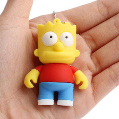 The Simpsons Bart  Shape Silicone USB2.0 Flash disk, Special for All Kinds of Festival Day Gifts ...