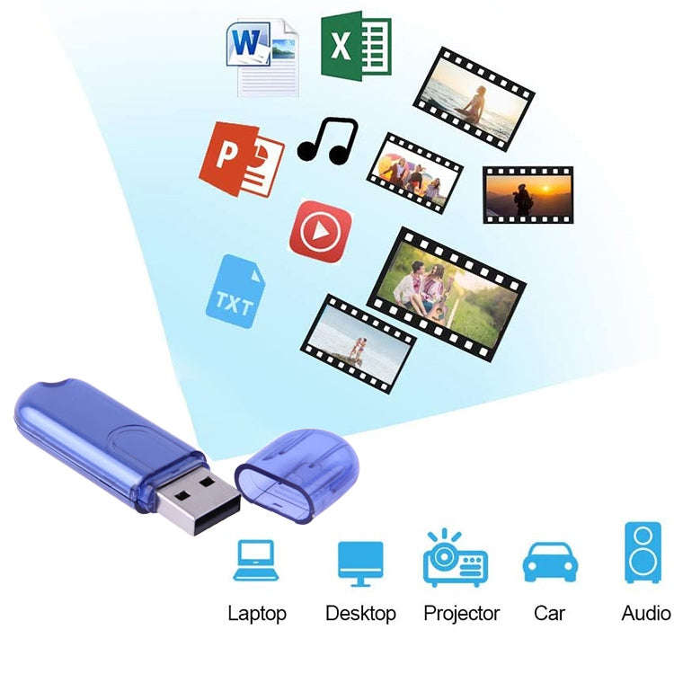 8GB USB Flash Disk(Blue)