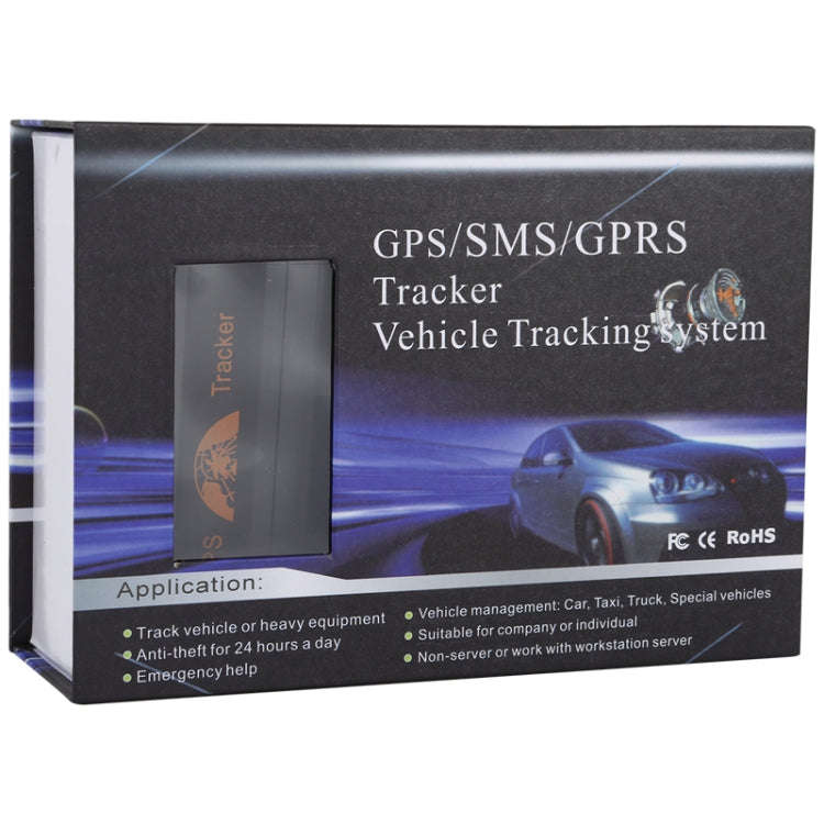 TK103A GPS / SMS / GPRS Tracker Vehicle Tracking System, Support Dual SIM Card, Specifically Desi...