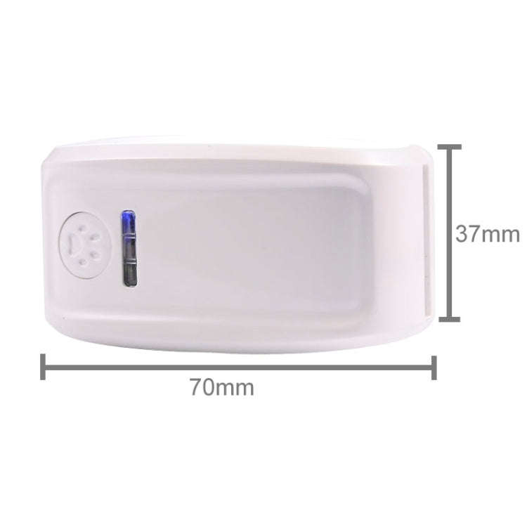 KH-909 Universal IPX6 Waterproof GPS Tracker for Pet / Kid / the Aged (White + Blue)