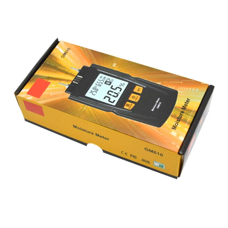 GM610 Digital Wood Moisture Meter(Black)