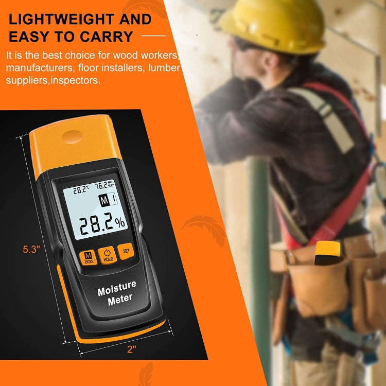 GM610 Digital Wood Moisture Meter(Black)
