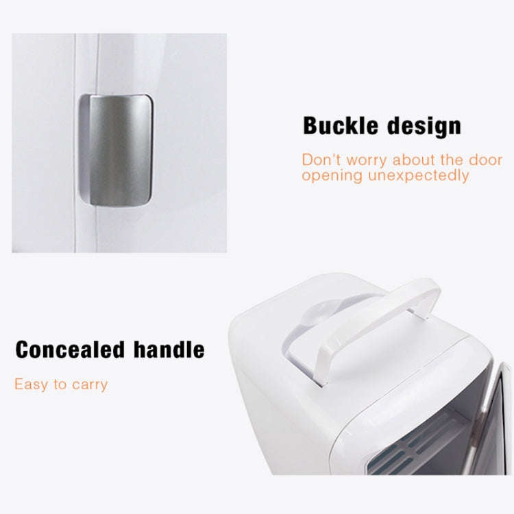 4L Mini Car Refrigerator Electric Cooler / Warmer, Random Color Delivery