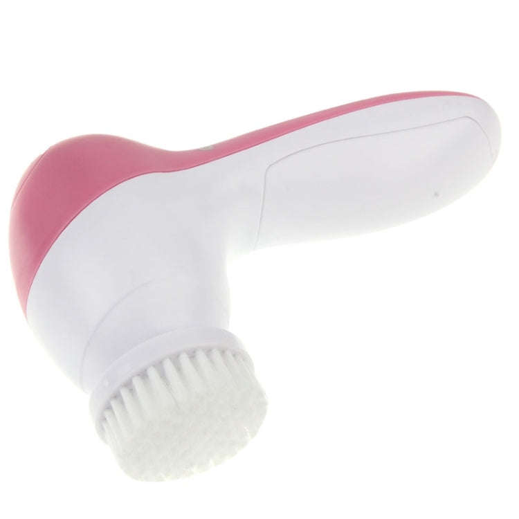 5 in 1 Beauty Care Brush Massager Scrubber Face Skin Care Electric Facial Cleanser