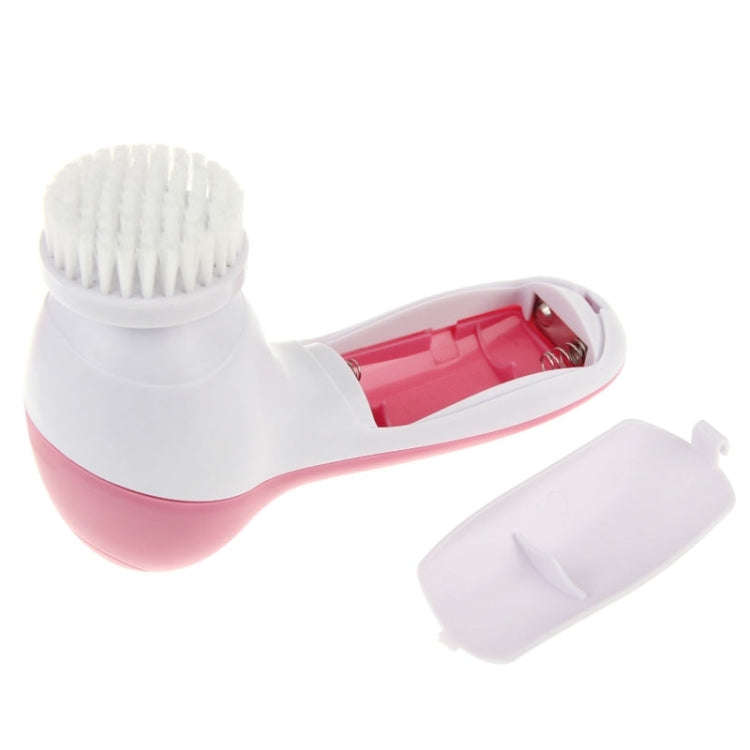 5 in 1 Beauty Care Brush Massager Scrubber Face Skin Care Electric Facial Cleanser