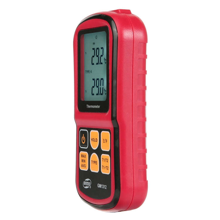 BENETECH GM1312 2.4 inch LCD Screen Thermocouple Thermometer Measure J,K,T,E,N and R Type, Measur...