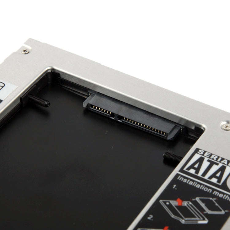2.5 inch Universal Second HDD Caddy, SATA to SATA HDD Hard Drive Caddy, Thickness: 12.7mm