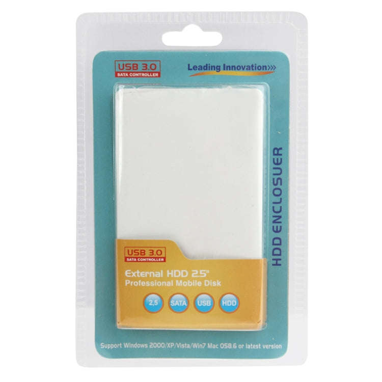 High Speed 2.5 inch HDD SATA & IDE External Case, Support USB 3.0(White)