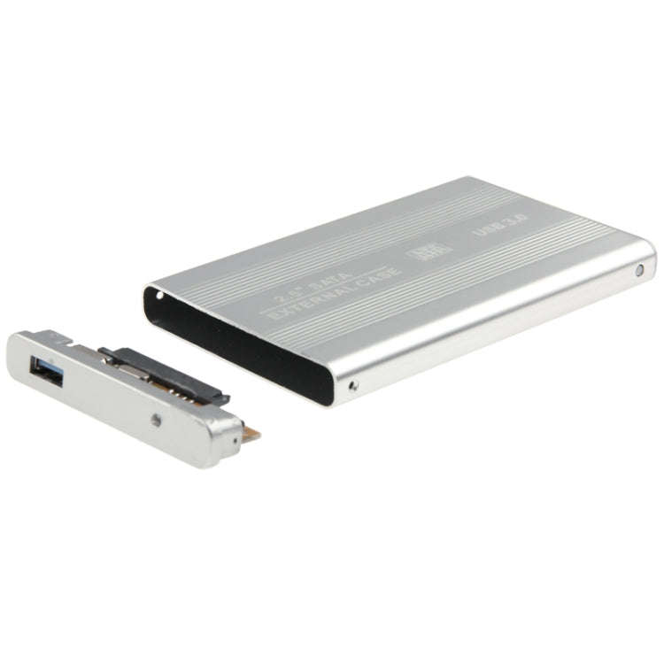 High Speed 2.5 inch HDD SATA External Case, Support USB 3.0(Silver)