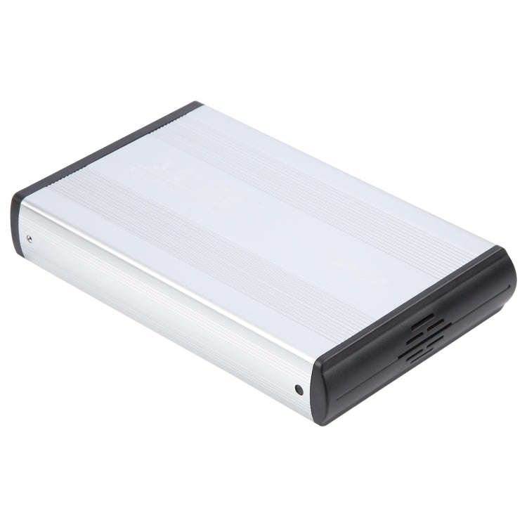 3.5 inch HDD External Case, Support IDE Hard Drive, EU Plug (Silver)