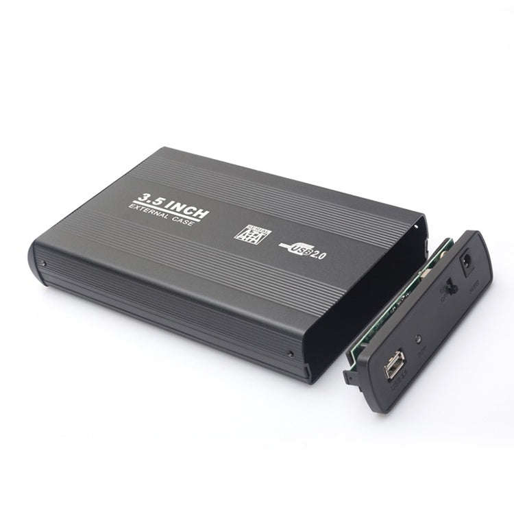 3.5 inch HDD SATA External Case, Support USB 2.0(Silver)