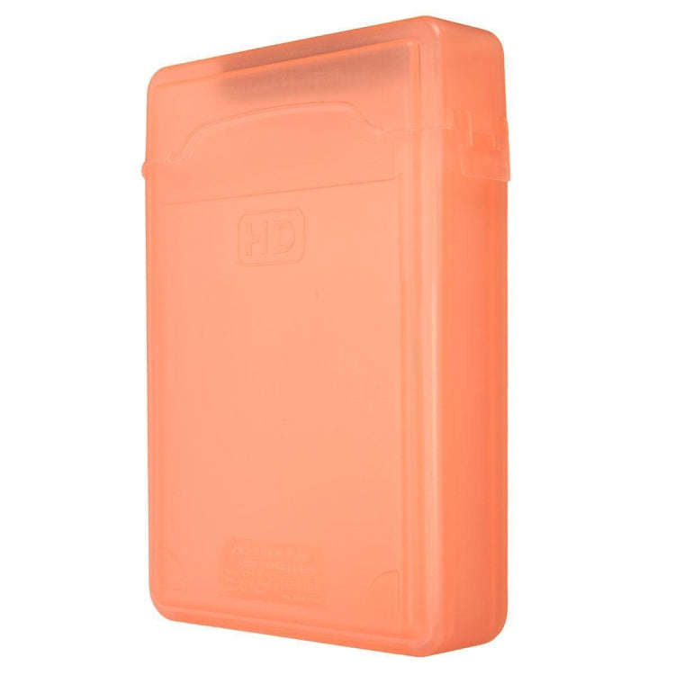 3.5 inch Hard Drive Disk HDD SATA IDE Plastic Storage Box Enclosure Case(Orange)
