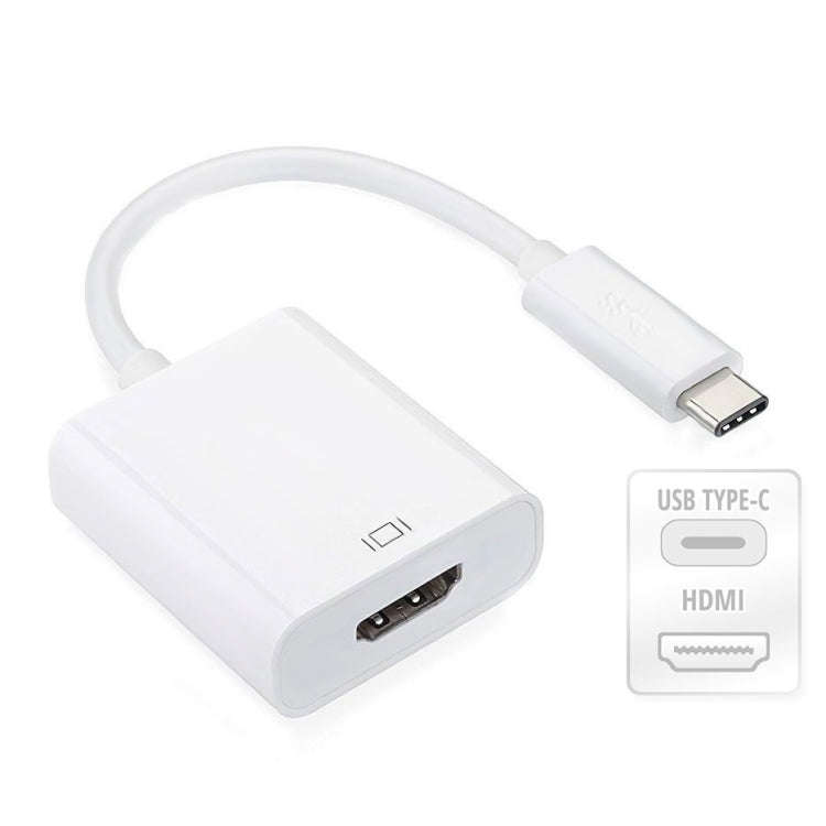 15cm USB-C / Type-C 3.1 Male to HDMI Female Adapter Cable, For Macbook 12 inch / Chromebook Pixel...