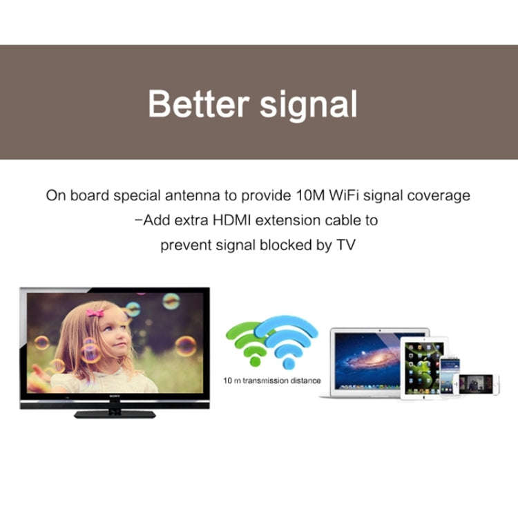 MiraScreen WiFi Display Dongle / Miracast Airplay DLNA Display Receiver Dongle(Black)