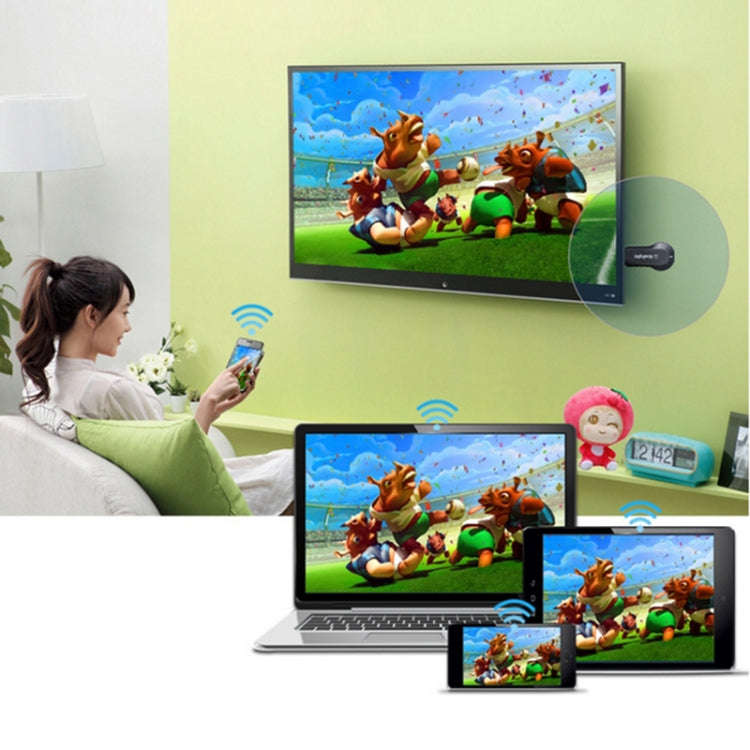 MiraScreen WiFi Display Dongle / Miracast Airplay DLNA Display Receiver Dongle(Black)
