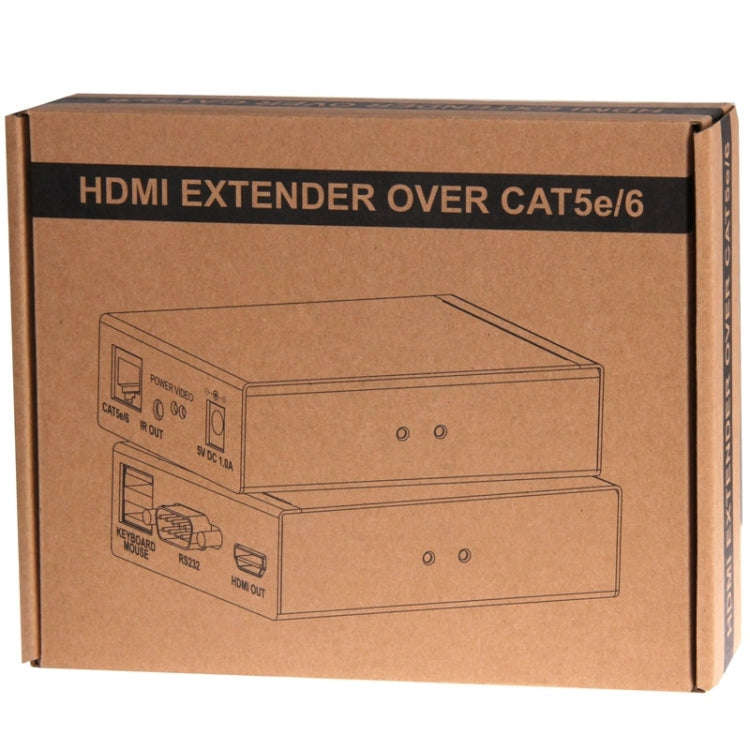 HDMI Extender Over Cat5e / 6 (EU Plug)(Black)