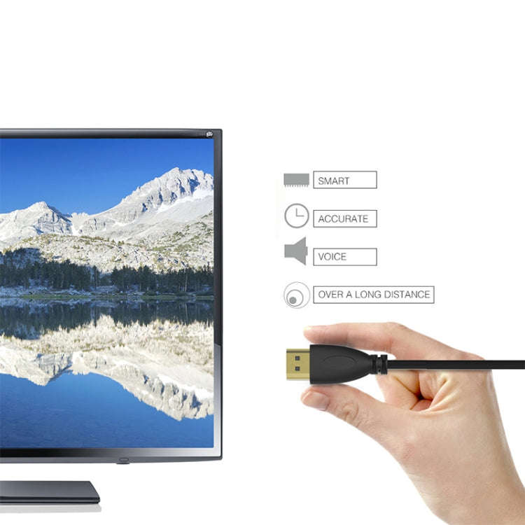 1.4 Version Gold Plated Mini HDMI Male to HDMI Male Coiled Cable, Support 3D / Ethernet, Length: ...