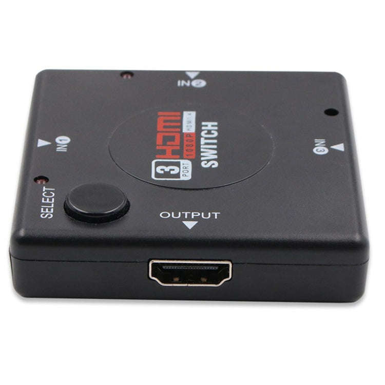 3 Ports 1080P HDMI Switch(Black)