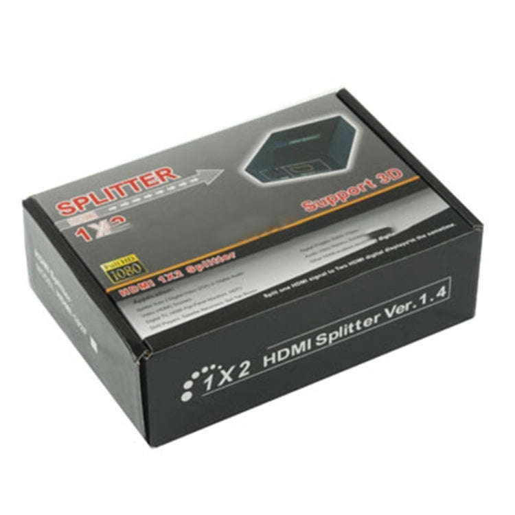 V1.3 1x2 HDMI Splitter(Black)