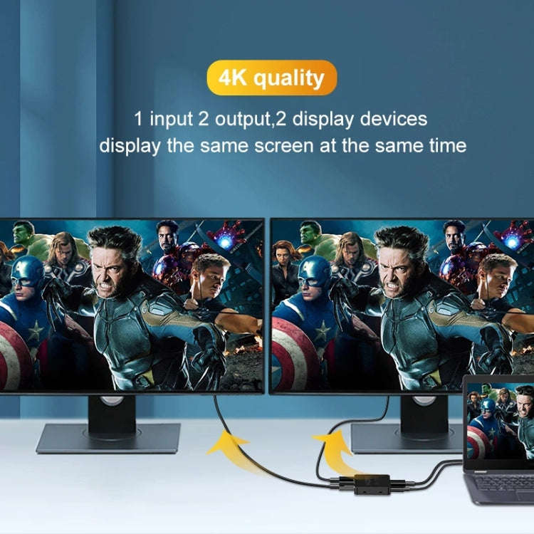 V1.3 1x2 HDMI Splitter(Black)