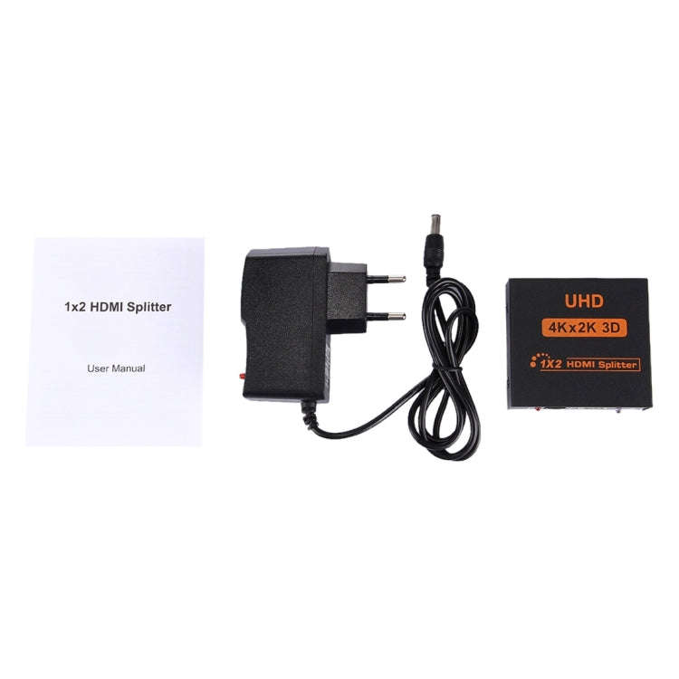 FY1409E Mini V1.3 UHD 4K x 2K 3D 1 x 2 HDMI Splitter(Black)