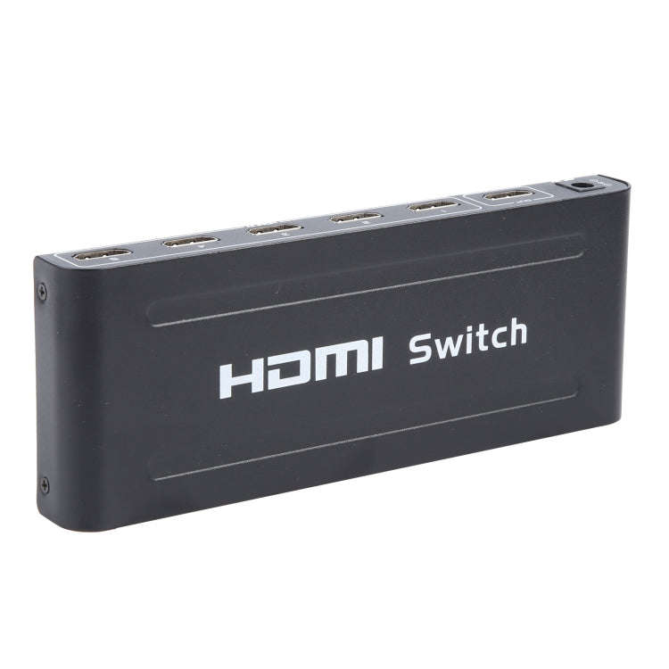 Full HD 1080P 5 Ports HDMI Switch with Remote Control & LED Indicator(Black)