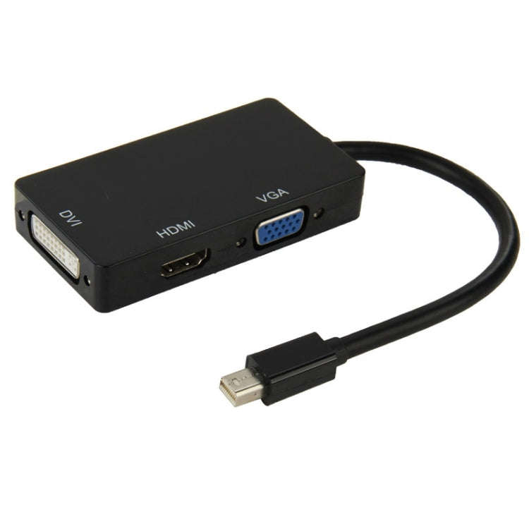 Mini DisplayPort Male to HDMI + VGA + DVI Female Adapter Converter Cable for Mac Book Pro Air, Ca...