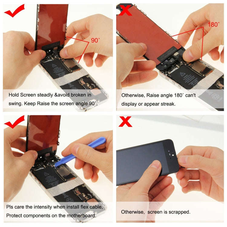 Digitizer Assembly (LCD + Frame + Touch Pad) for iPhone 4S(Black)