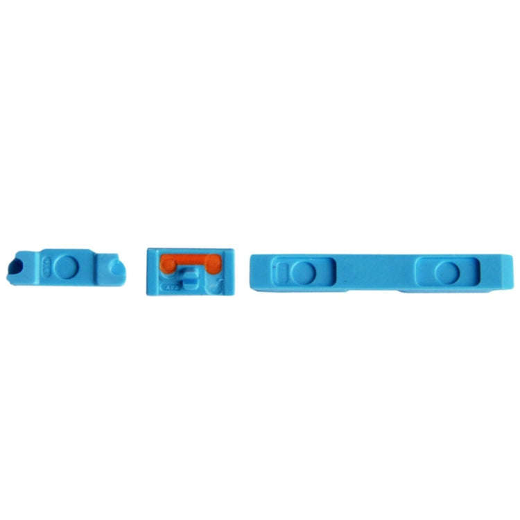 3 in 1 Mute Button + Power Button + Volume Button for iPhone 5C(Blue)