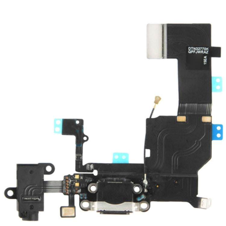 2 in 1 for iPhone 5C (Original Tail Connector Charger + Original Headphone Audio Jack Ribbon) Fle...