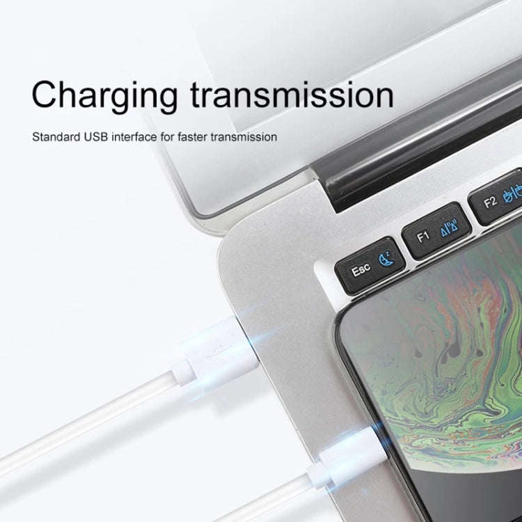 USB to 8 Pin Sync Data Charging Cable, Cable Length: 3m(White)