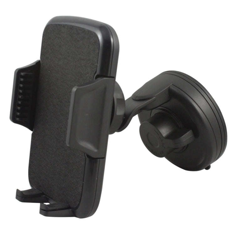 For 4.5-6.3 inch Phone Suction Cup 360 Degree Rotatable Car Holder(Black)