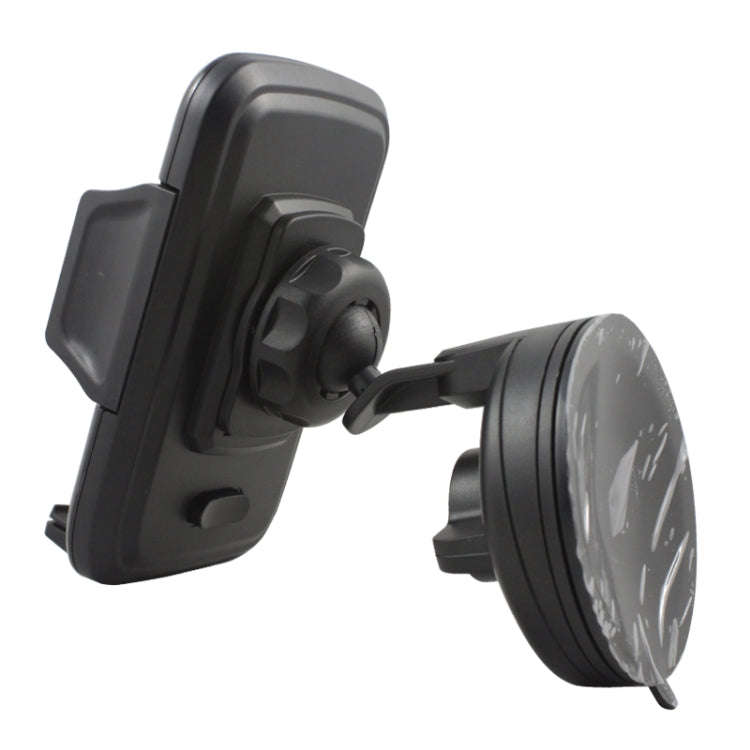 For 4.5-6.3 inch Phone Suction Cup 360 Degree Rotatable Car Holder(Black)
