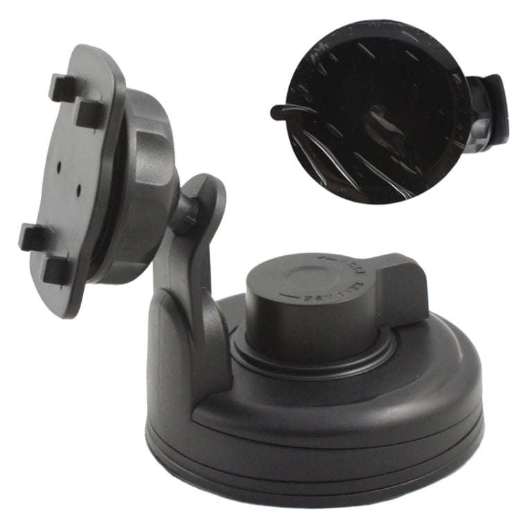 For 4.5-6.3 inch Phone Suction Cup 360 Degree Rotatable Car Holder(Black)