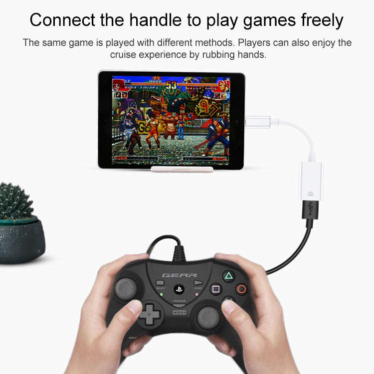 USB OTG Connection Kit  (10cm)(White)