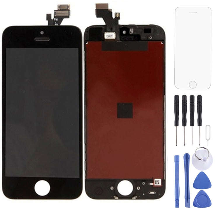 Original LCD Screen with Frame for iPhone 5 (Black)