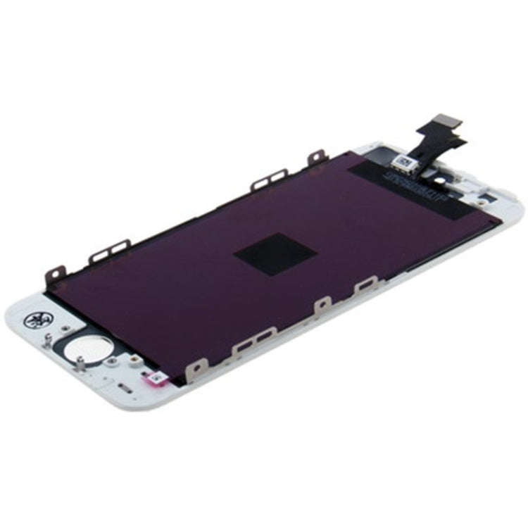 Original LCD Screen with Frame for iPhone 5 (White)
