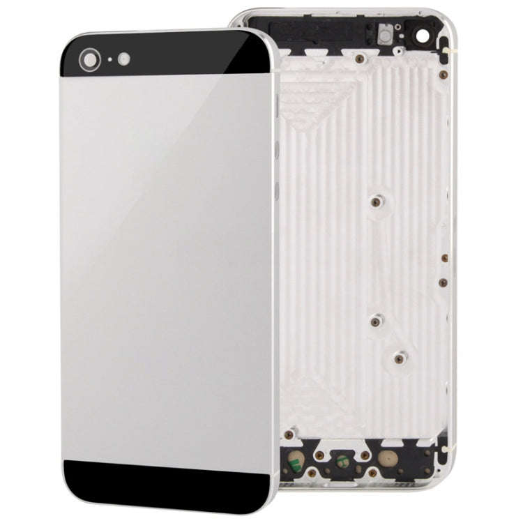 Full Housing Alloy Back Cover for iPhone 5(Silver)