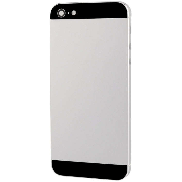 Full Housing Alloy Back Cover for iPhone 5(Silver)