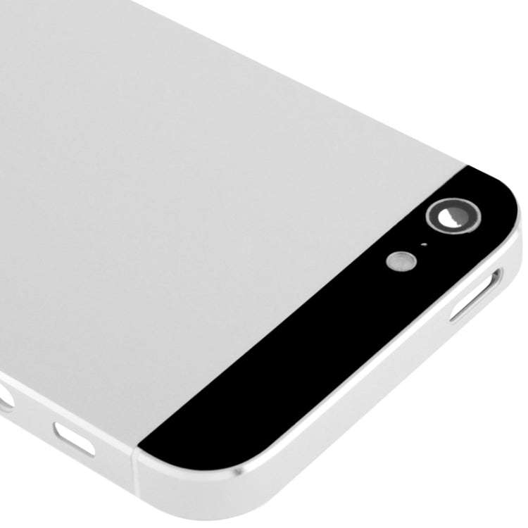 Full Housing Alloy Back Cover for iPhone 5(Silver)