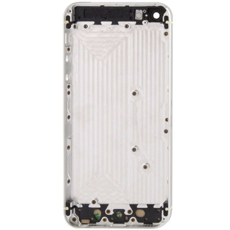 Full Housing Alloy Back Cover for iPhone 5(White)