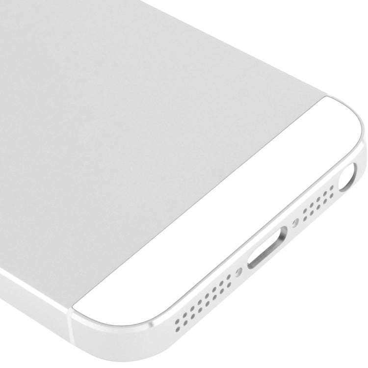Full Housing Alloy Back Cover for iPhone 5(White)