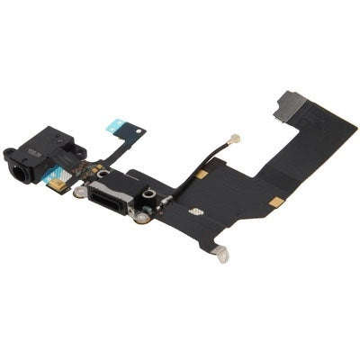 Original Tail Connector Charger Flex Cable + Headphone Audio Jack Ribbon Flex Cable for iPhone 5(...