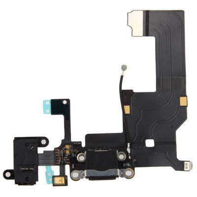 Original Tail Connector Charger Flex Cable + Headphone Audio Jack Ribbon Flex Cable for iPhone 5(...