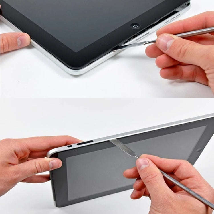 Professional Mobile Phone / Tablet PC Metal Disassembly Rods Repairing Tool, Length: 18cm(Silver)